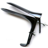 speculum en metal noir 11 x 35 cm 1