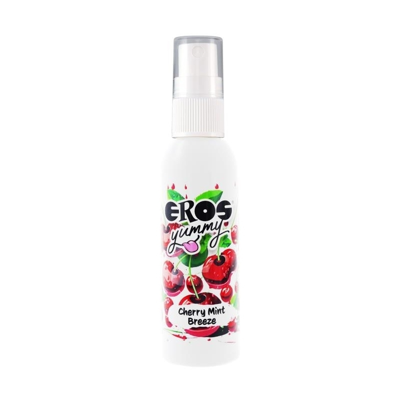 spray corporel a lecher yummy cerise menthe 50 ml
