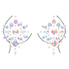 stickers cache seins strass phosphorescents glow nipples