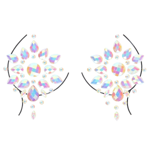 stickers cache seins strass phosphorescents glow nipples