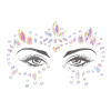 stickers strass contours des yeux phosphorescents glow jewelry