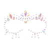 stickers strass contours des yeux phosphorescents glow jewelry 2