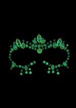 stickers strass contours des yeux phosphorescents glow jewelry 7