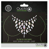 stickers strass decollete phosphorescents glow chest 1