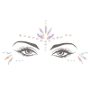 stickers strass visage phosphorescent glow jewelry