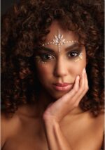 stickers strass visage phosphorescent glow jewelry 9