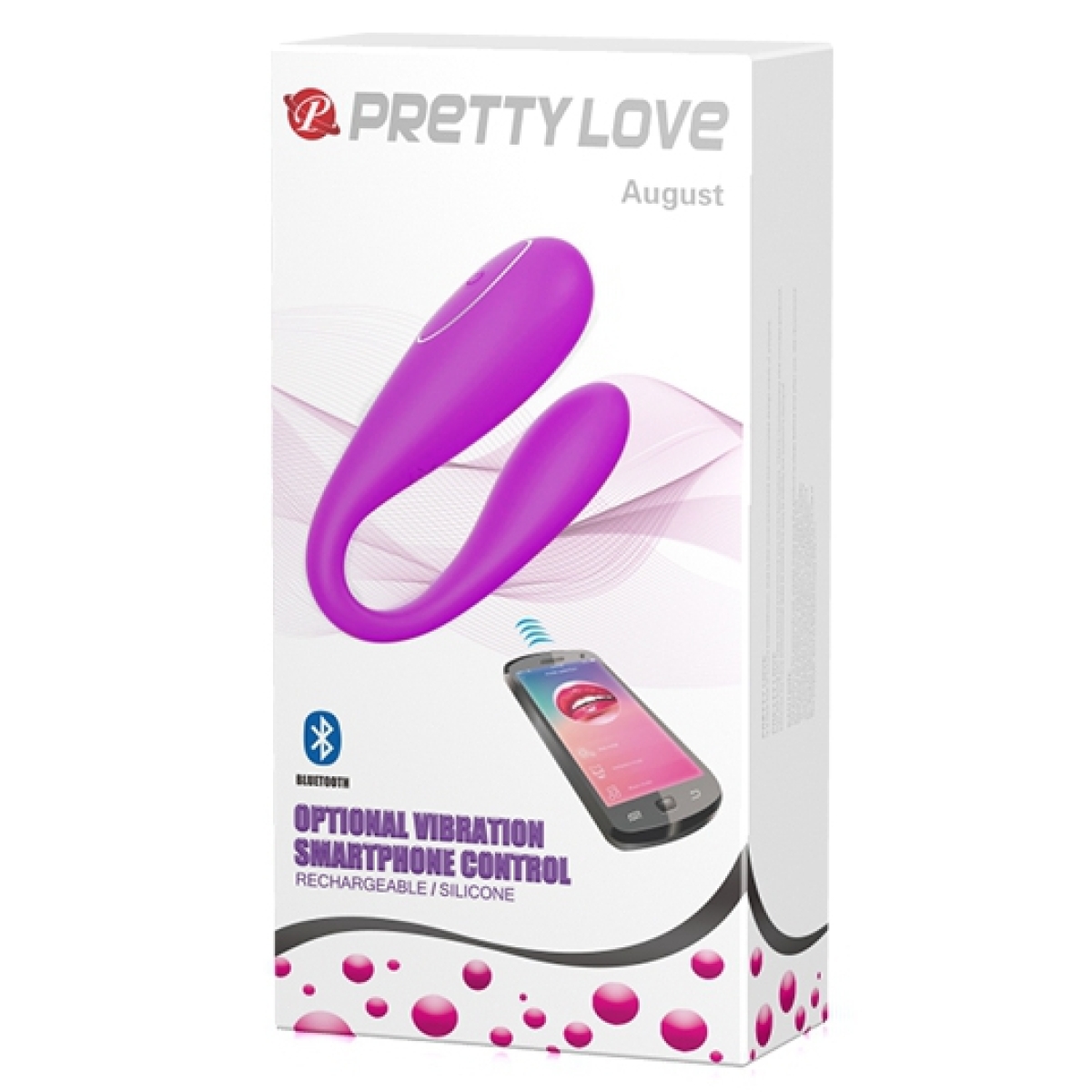 stimuateur de clitoris connecte august pretty love 7 x 25 cm violet 1
