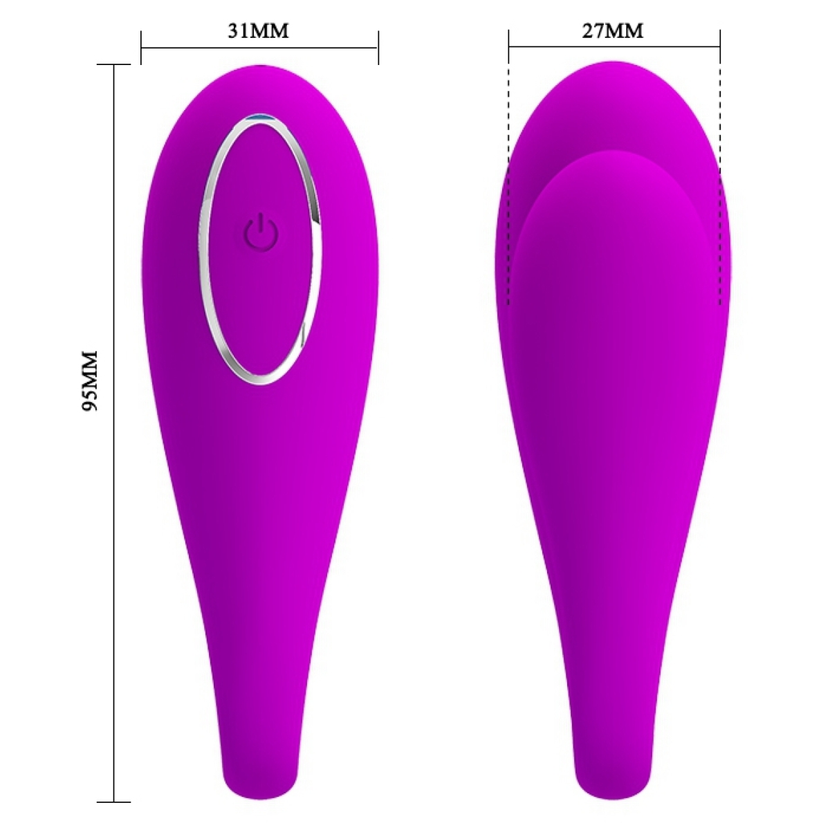 stimuateur de clitoris connecte august pretty love 7 x 25 cm violet 5