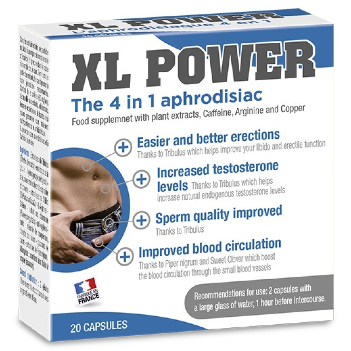 stimulant erection xl power 20 gelules 1