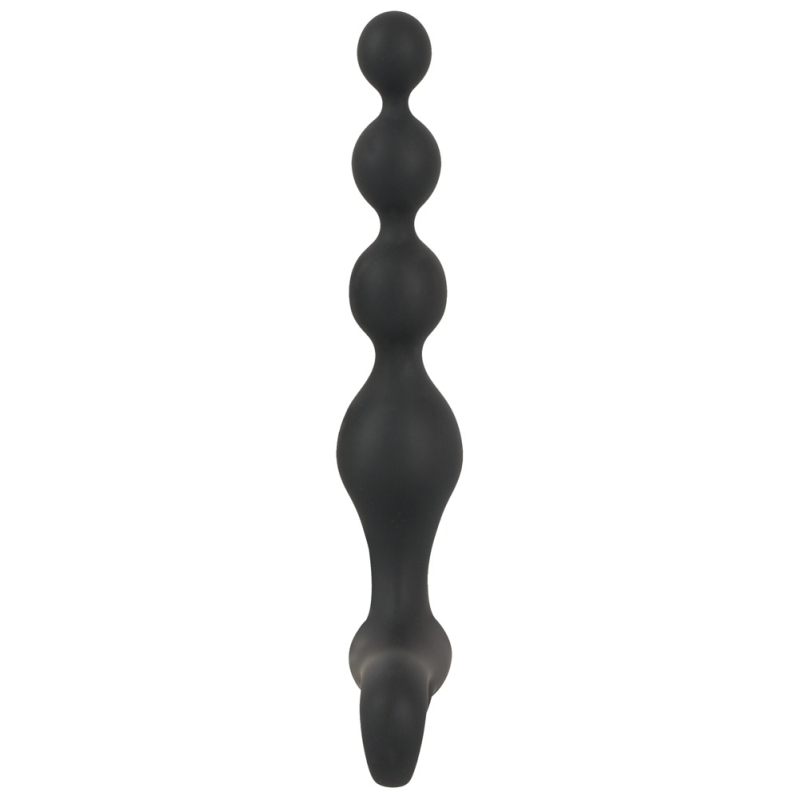 stimulateur beads velvet 165 x 35 cm noir 2
