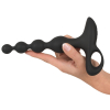 stimulateur beads velvet 165 x 35 cm noir 7