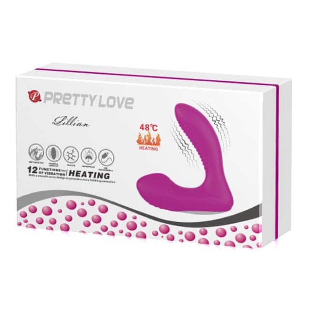 stimulateur chauffant lilliam 12 x 32 cm 1