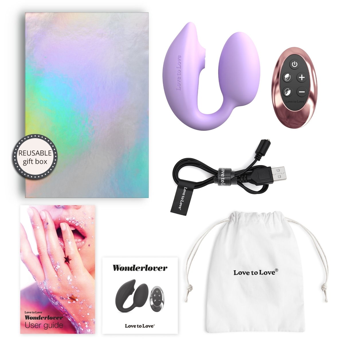 stimulateur clitoris et point g wonderlover love to love mauve 1