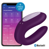 stimulateur connecte double joy satisfyer mauve scaled