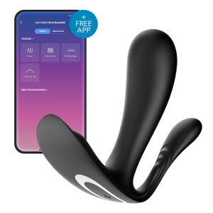 stimulateur connecte top secret satisfyer 9 x 3cm noir scaled