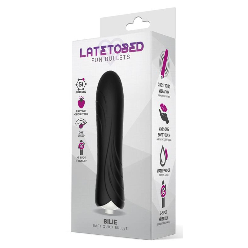 stimulateur de clitoris bilie 10 x 25cm noir 1