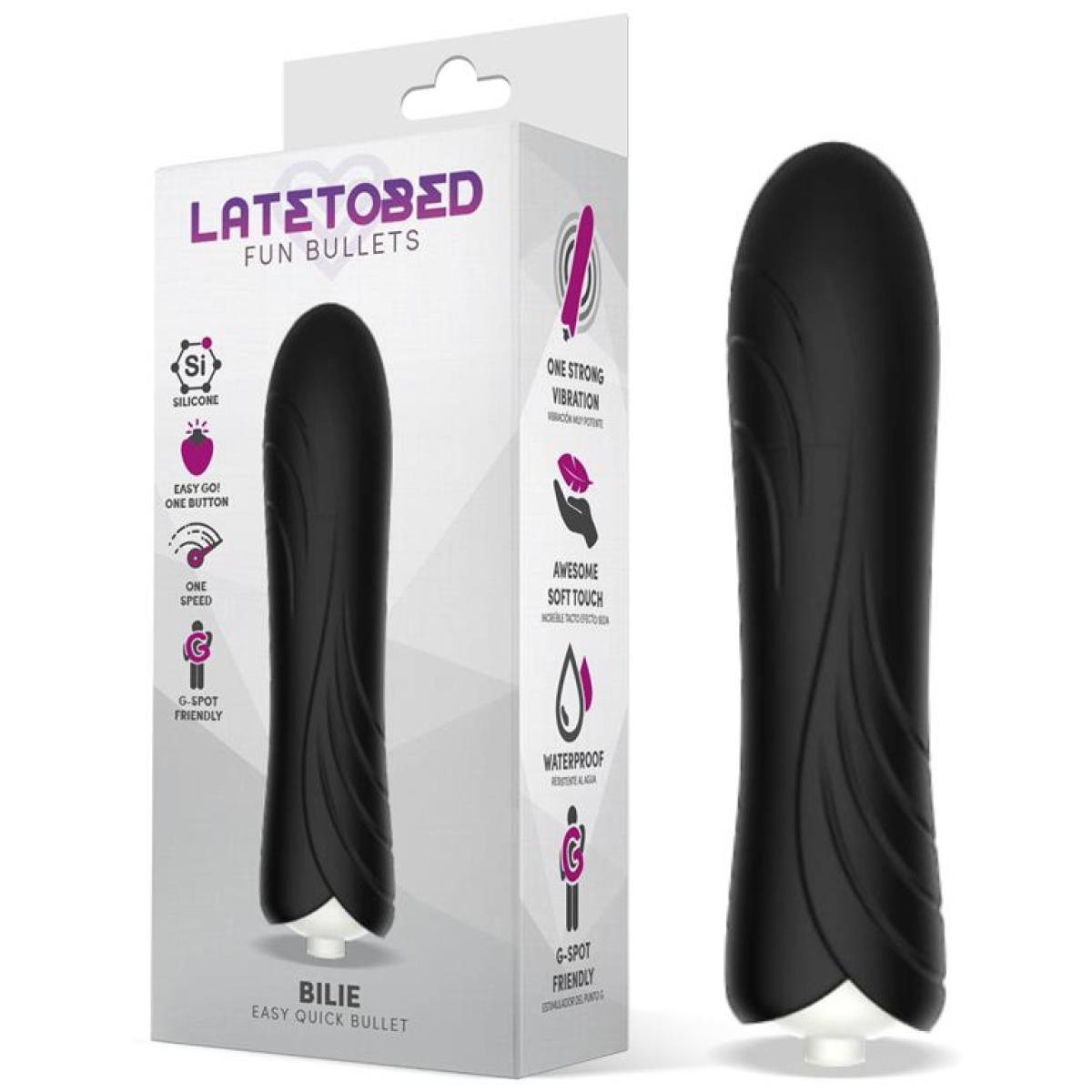 stimulateur de clitoris bilie 10 x 25cm noir 3