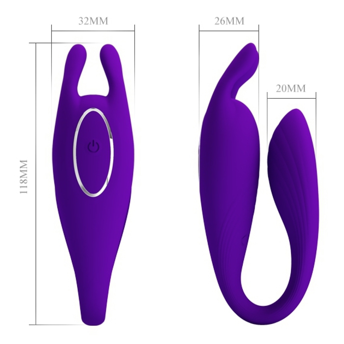 stimulateur de clitoris bill pretty love 10 x 33 cm violet 5