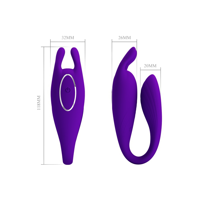 stimulateur de clitoris bill pretty love 10 x 33 cm violet 5