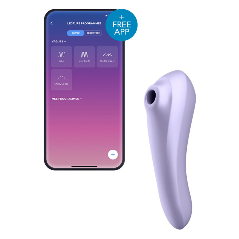 stimulateur de clitoris connecte dual pleasure mauve scaled