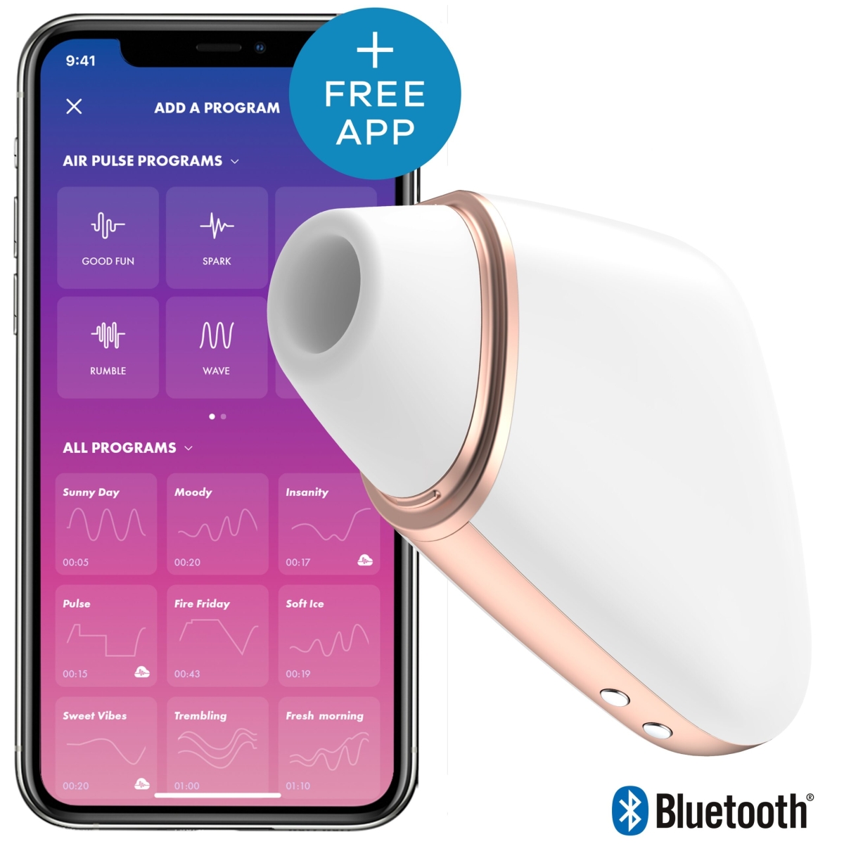 stimulateur de clitoris connecte love triangle satisfyer blanc scaled