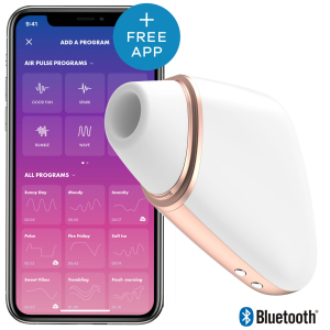 stimulateur de clitoris connecte love triangle satisfyer blanc scaled