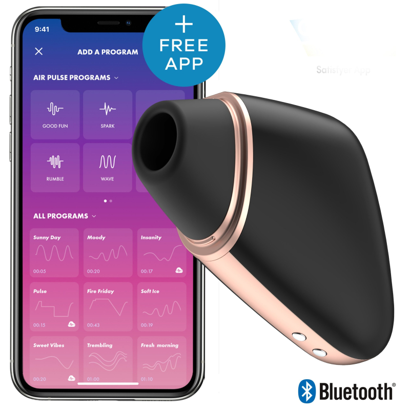 stimulateur de clitoris connecte love triangle satisfyer noir scaled