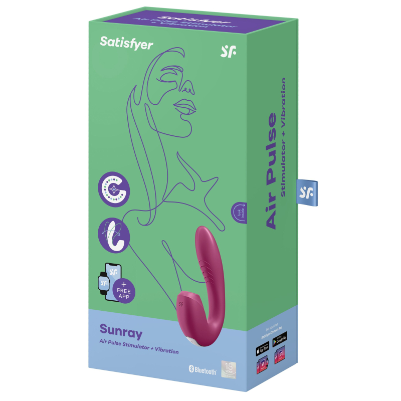 stimulateur de clitoris connecte sunray satisfyer framboise 2 scaled