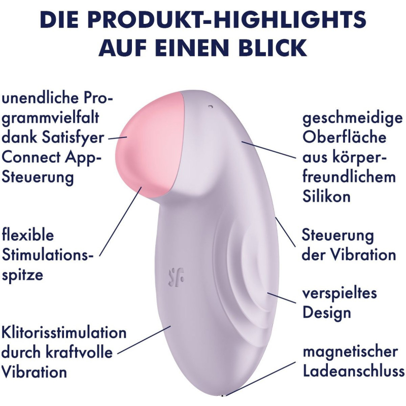 stimulateur de clitoris connecte tropical tip satisfyer 1 8