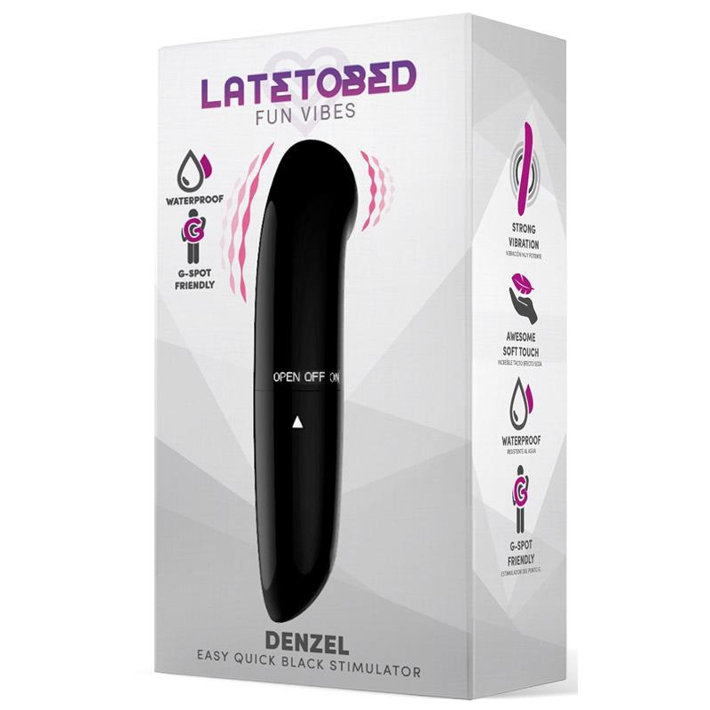 stimulateur de clitoris denzel 13 x 28cm noir 1