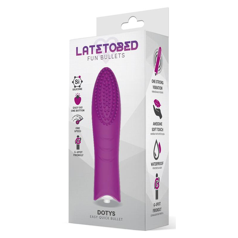 stimulateur de clitoris dotys 12 x 3cm rose 1