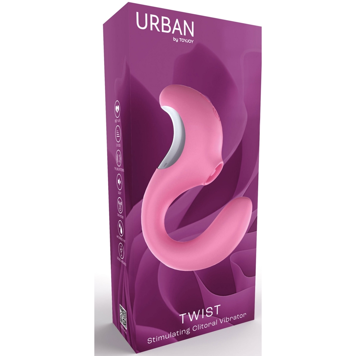 stimulateur de clitoris et point g twist 8 x 3cm 1