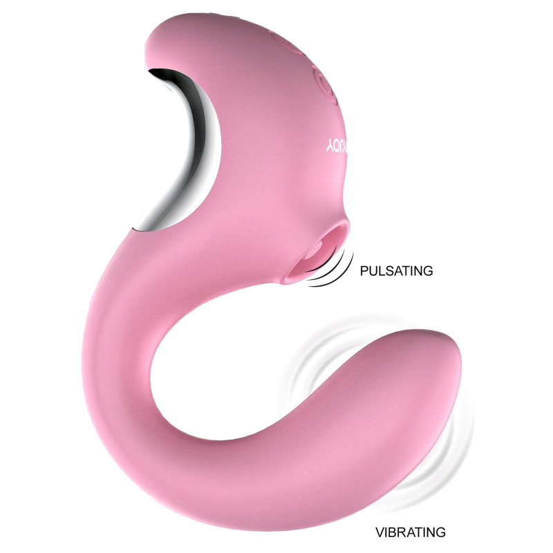 stimulateur de clitoris et point g twist 8 x 3cm