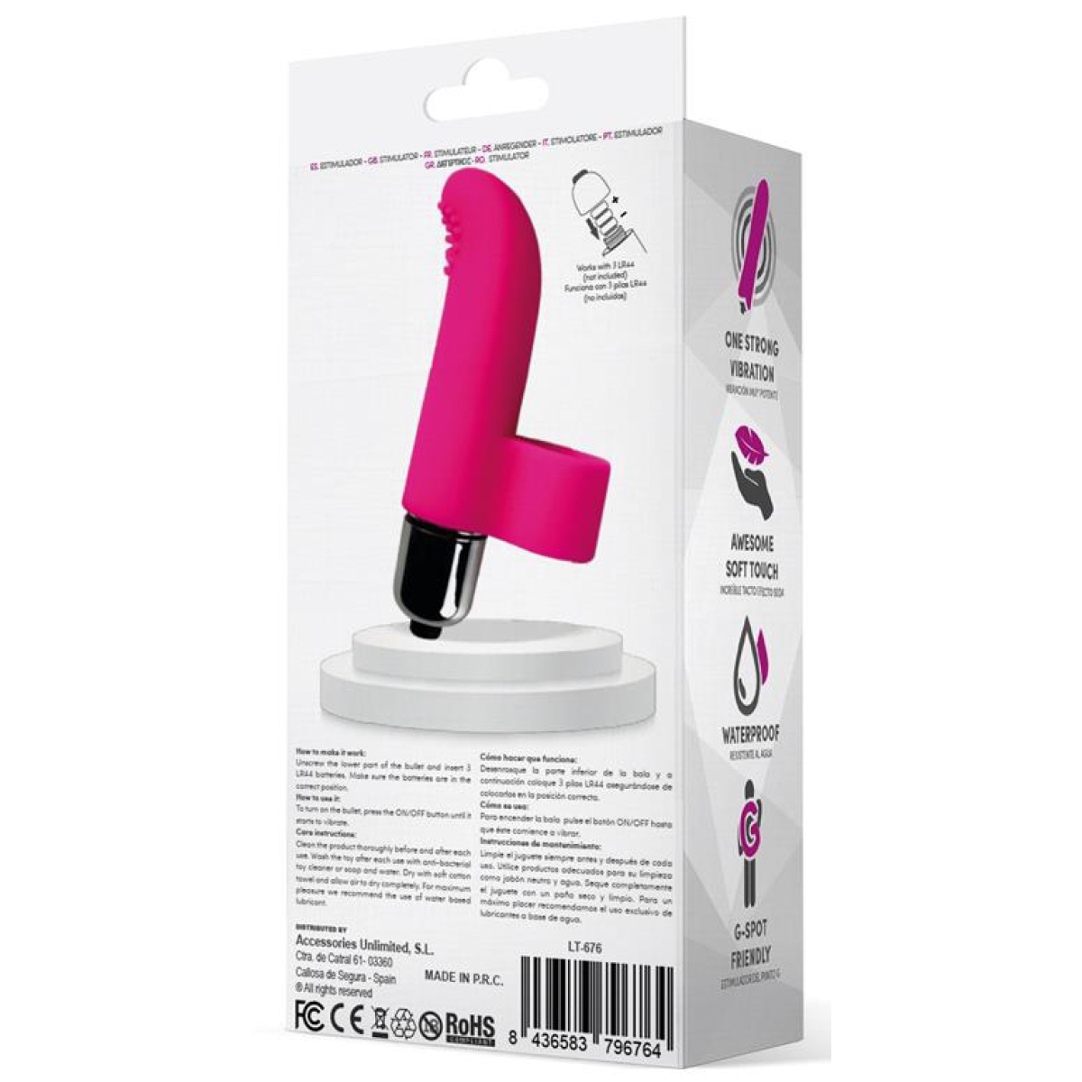stimulateur de clitoris fingy rose 3