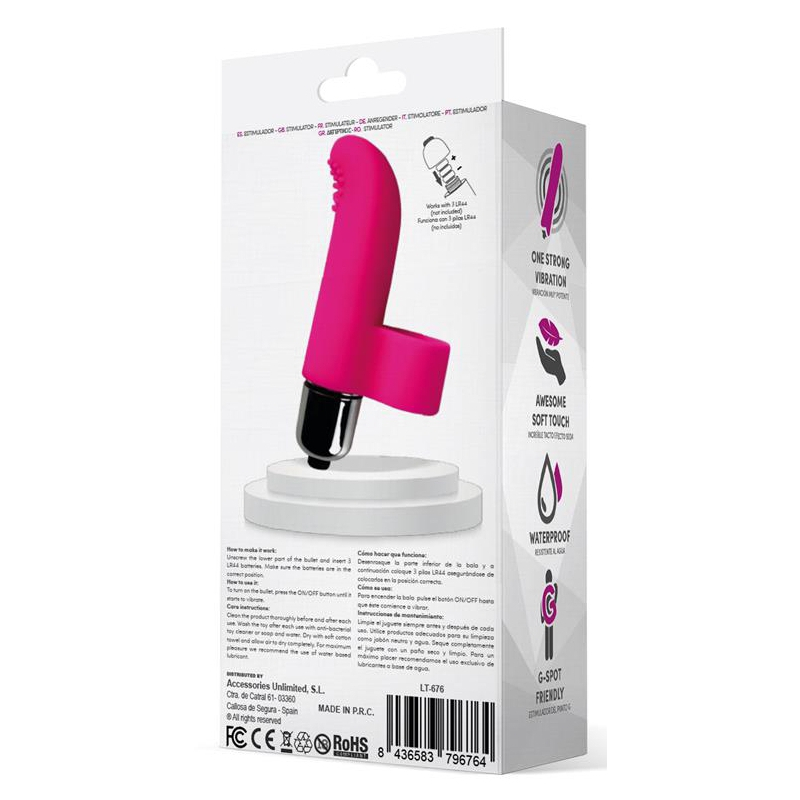 stimulateur de clitoris fingy rose 3