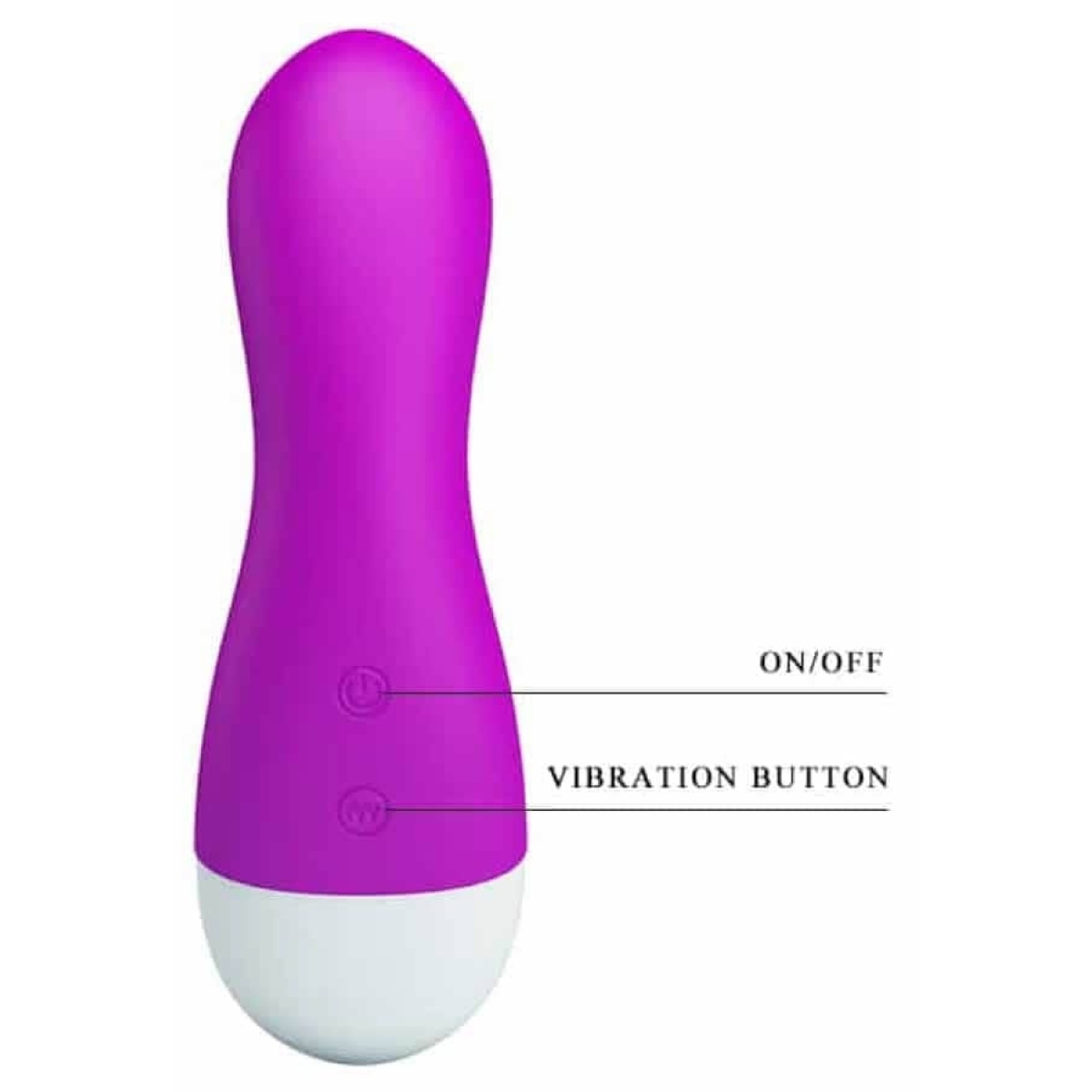 stimulateur de clitoris ian pretty love 12cm violet 3
