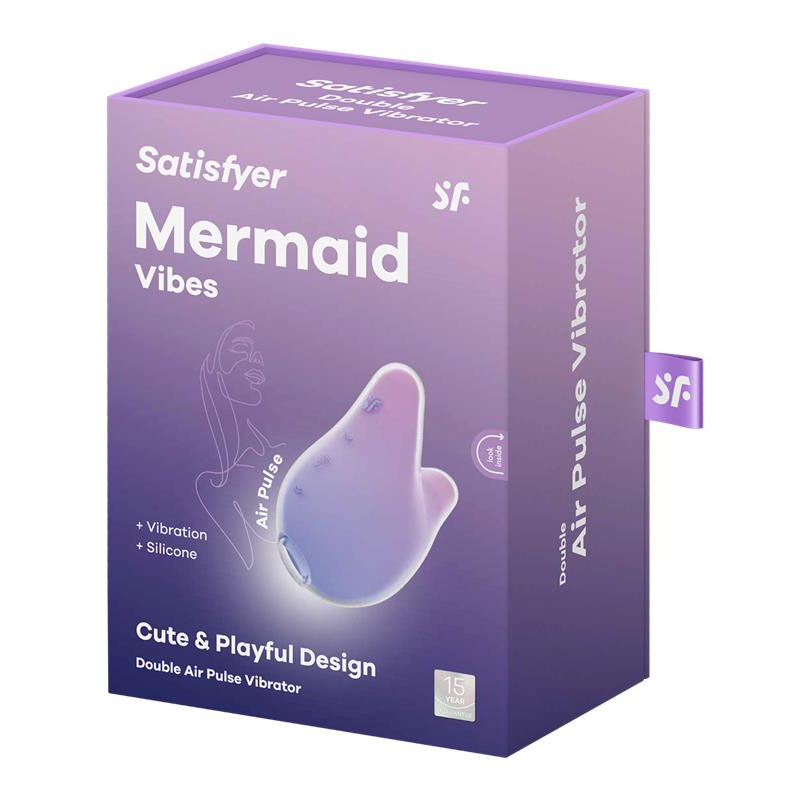stimulateur de clitoris mermaid violet rose 1