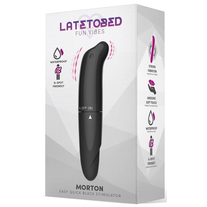 stimulateur de clitoris morton 13 x 25cm noir 1