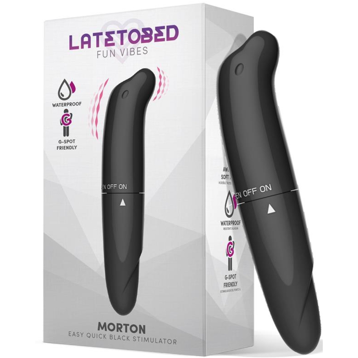 stimulateur de clitoris morton 13 x 25cm noir 3