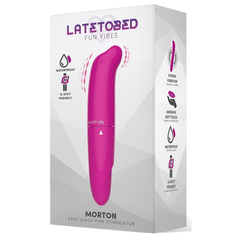 stimulateur de clitoris morton 13 x 25cm rose 1