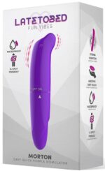 stimulateur de clitoris morton 13 x 25cm violet 1