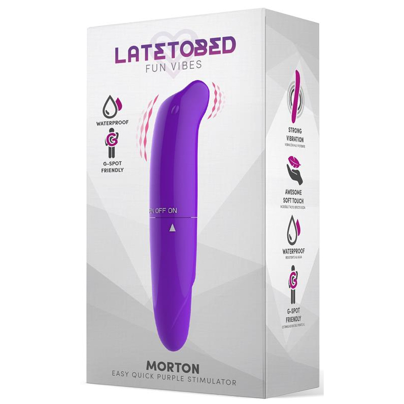 stimulateur de clitoris morton 13 x 25cm violet 1