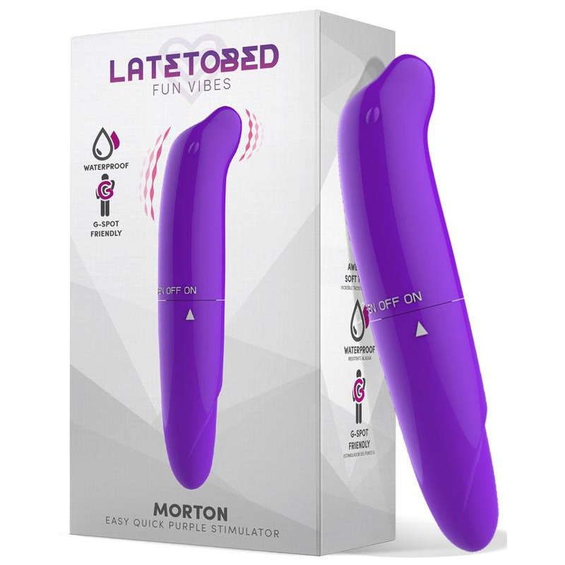 stimulateur de clitoris morton 13 x 25cm violet 3
