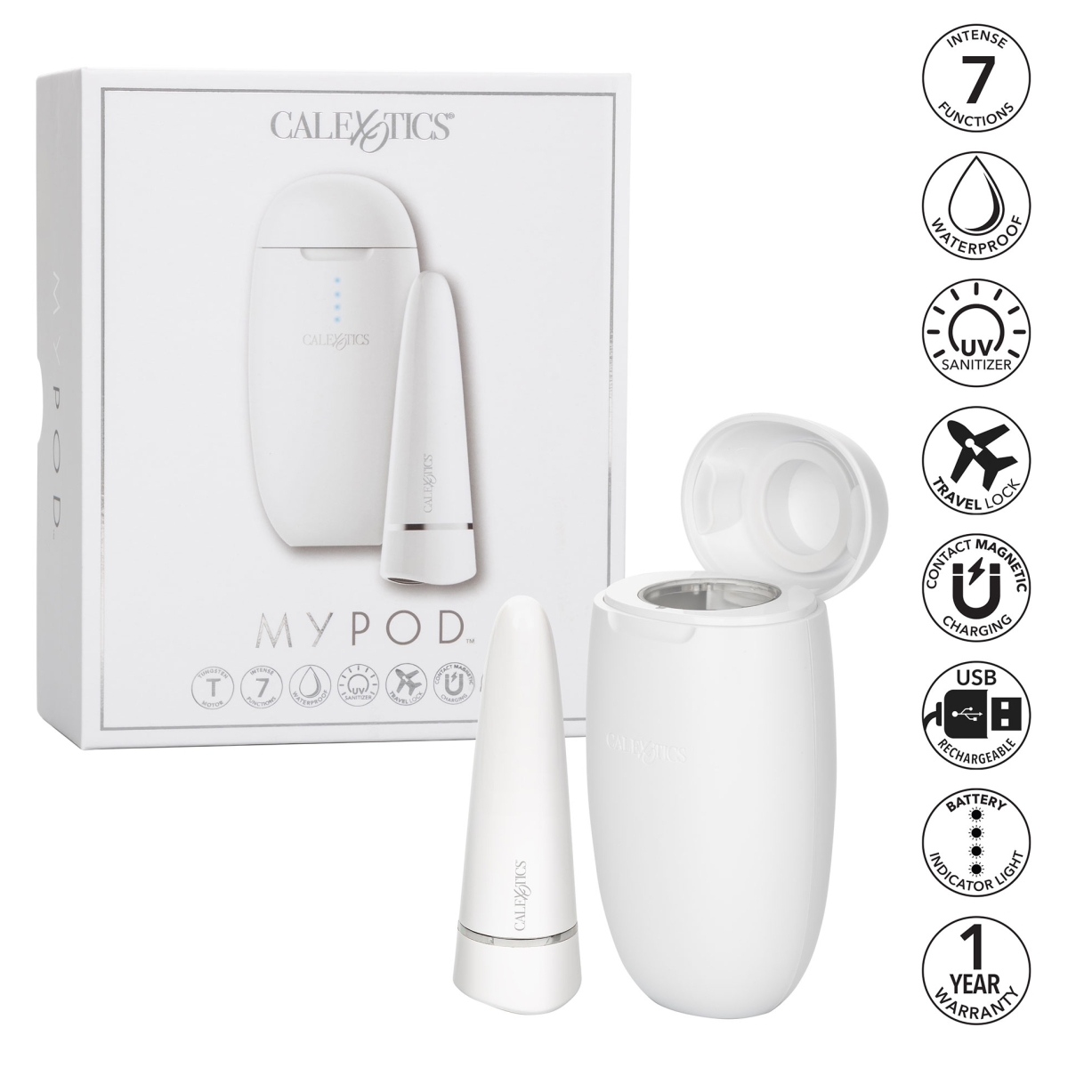 stimulateur de clitoris my pod 75 x 25 cm blanc 10