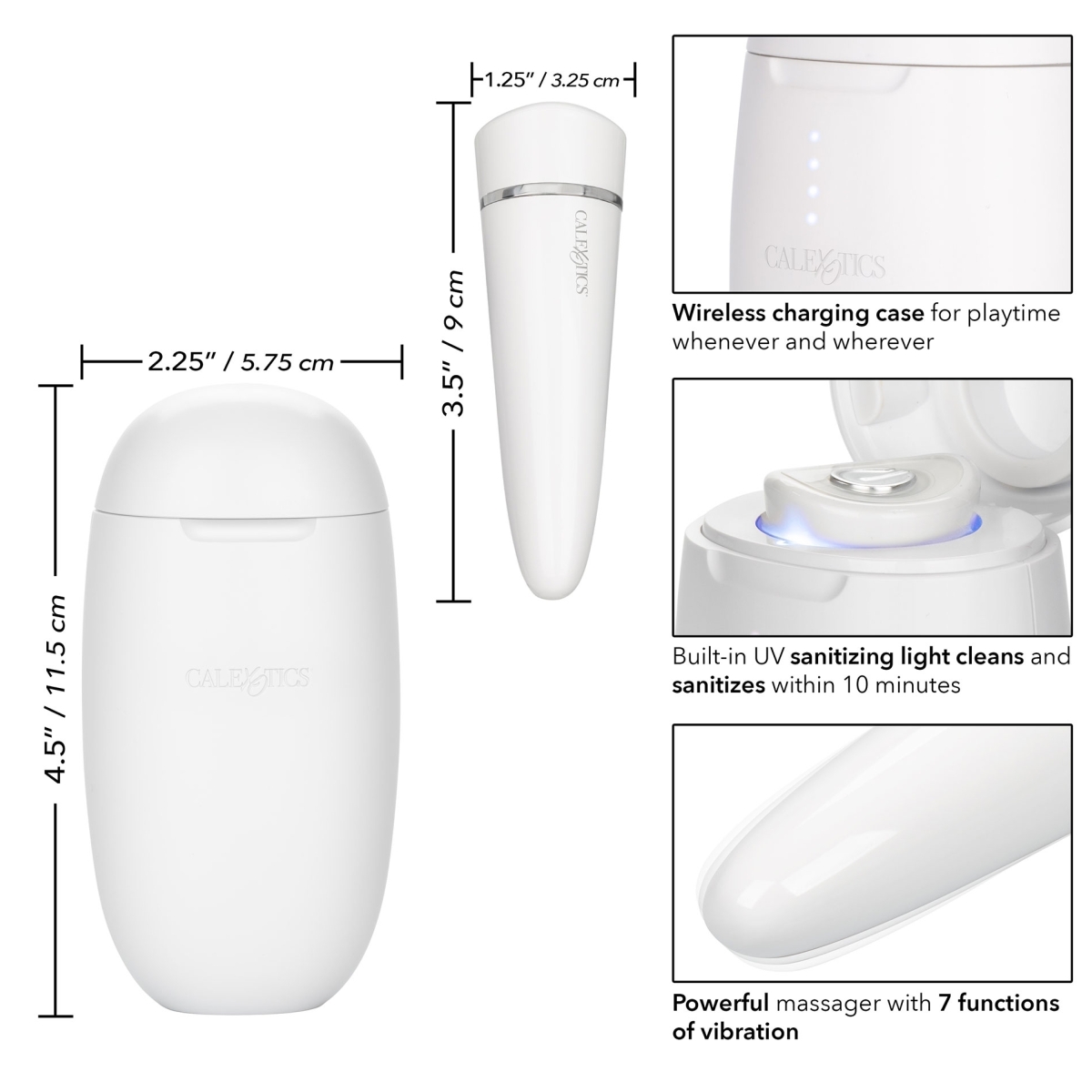 stimulateur de clitoris my pod 75 x 25 cm blanc 8