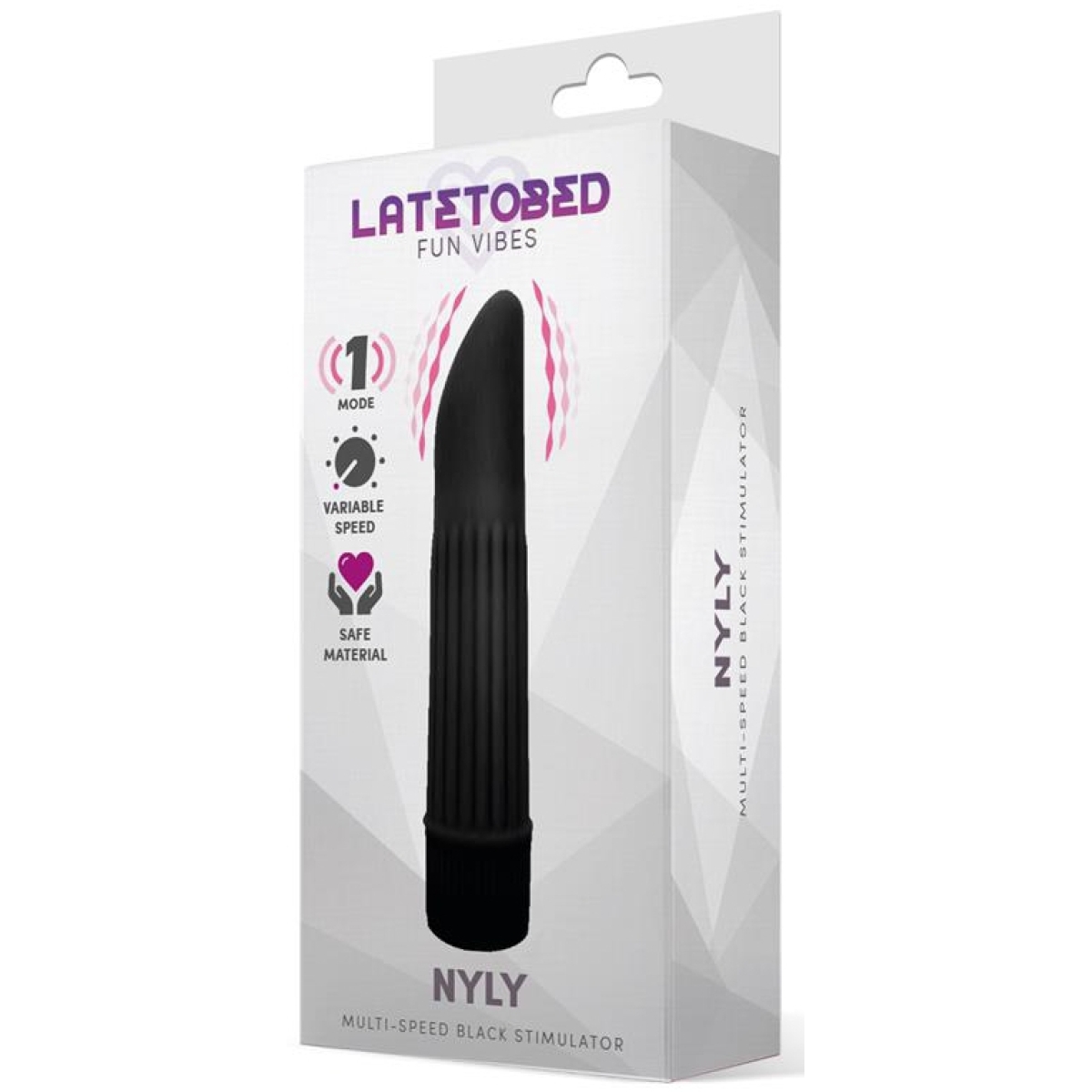stimulateur de clitoris nyly 13 x 25cm noir 1
