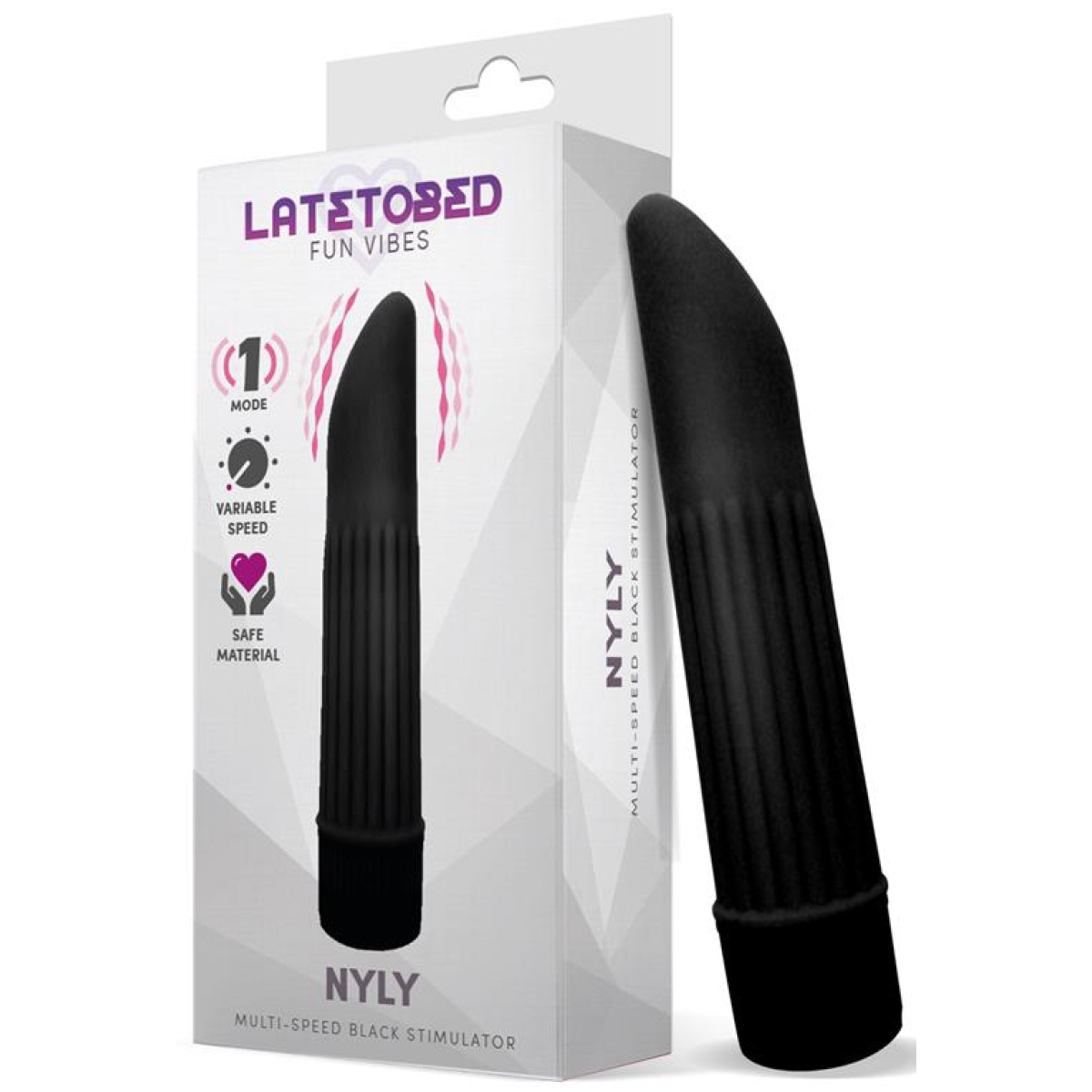 stimulateur de clitoris nyly 13 x 25cm noir 2