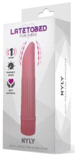 stimulateur de clitoris nyly 13 x 25cm rose 1