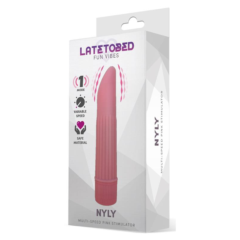 stimulateur de clitoris nyly 13 x 25cm rose 1