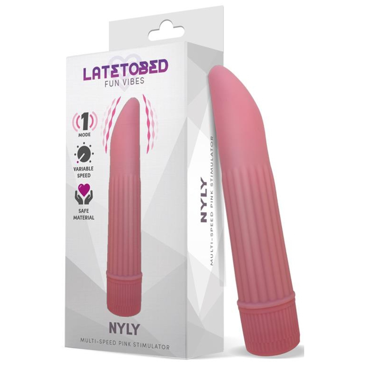 stimulateur de clitoris nyly 13 x 25cm rose 2